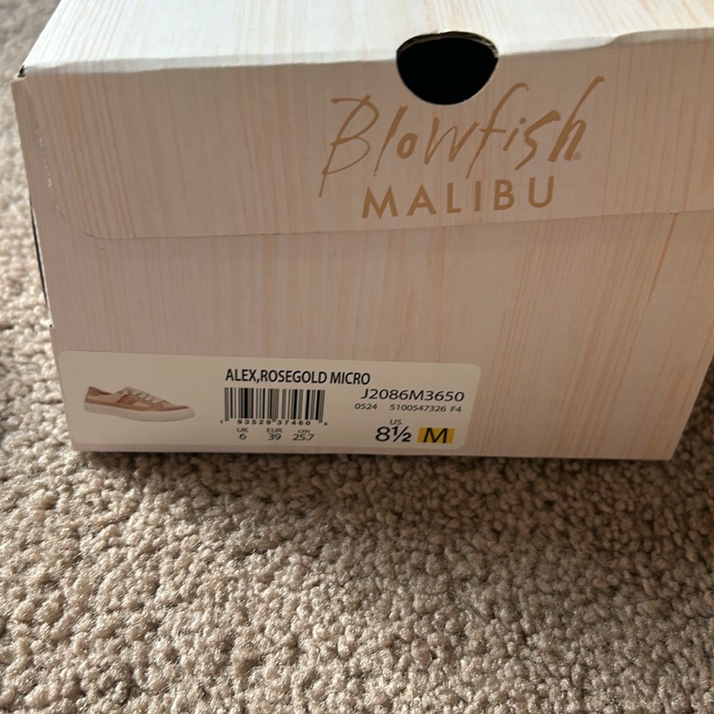 Blowfish Rose Gold Sneakers, 8.5 - Picture 2 of 5